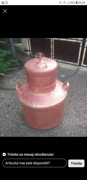 Vând cazan de țuică la 100 de Litri  cu fundul de 4 mm