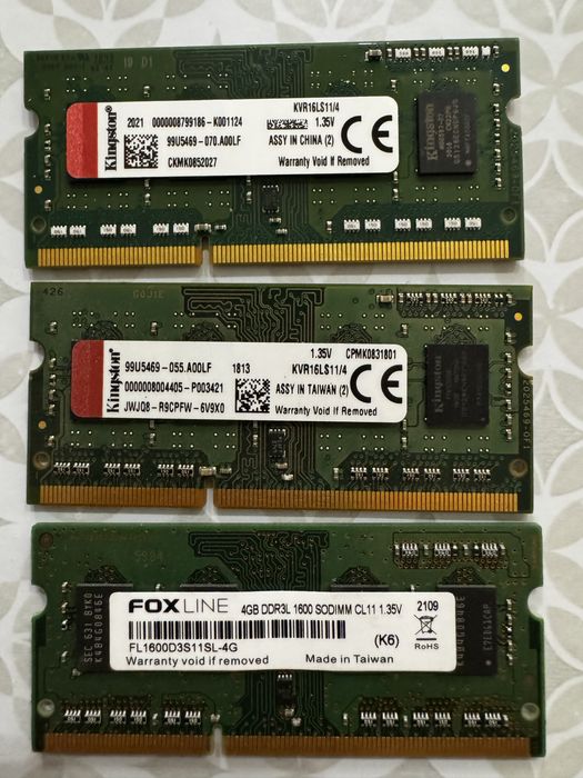 So-dimm ddr3 озу 4Gb