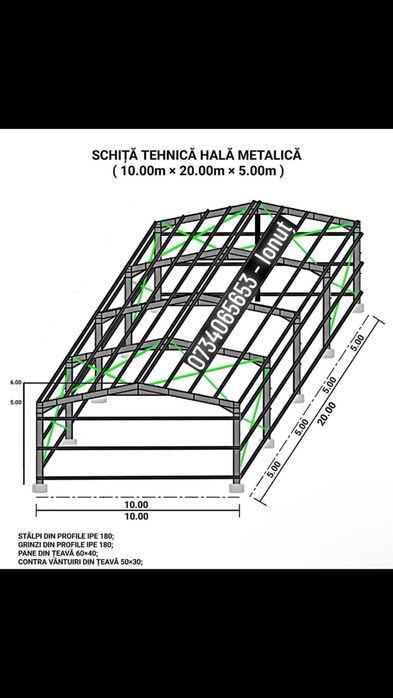 Hale metalice 10x20x4