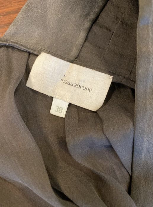 Копринена черна нощница Vanessa Bruno