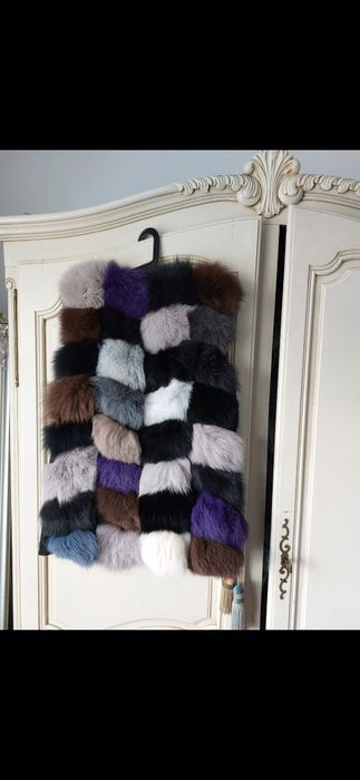 Vesta din blana naturala noua
