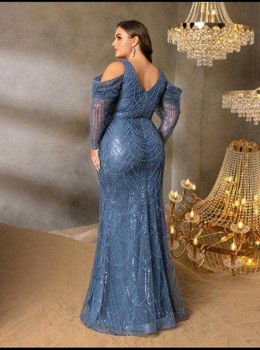 Rochie de nașă - tip bijuterie