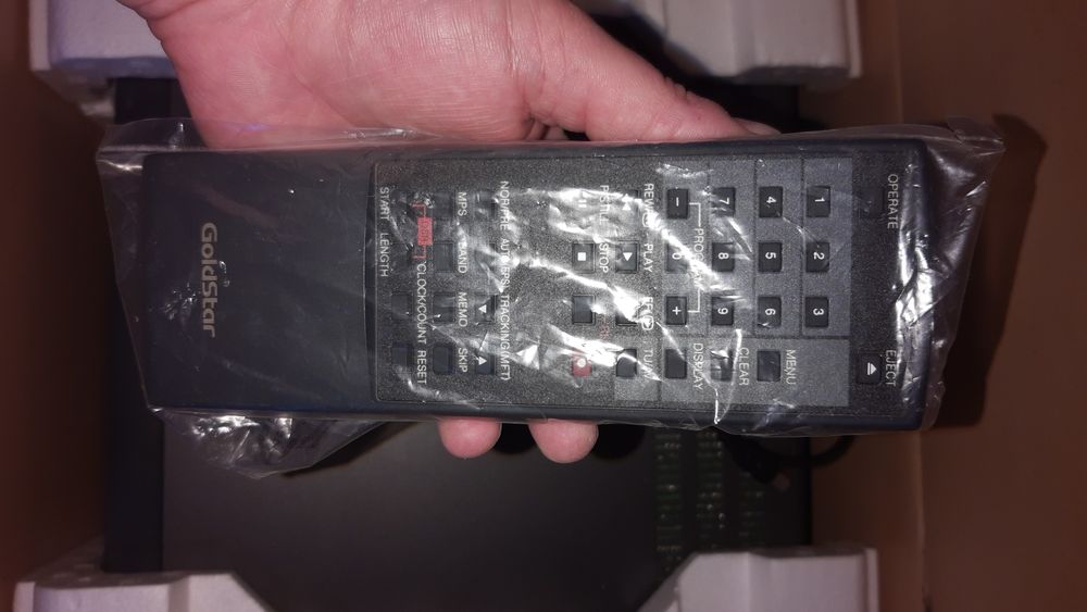 Video cassette player Goldstar. Рядък модел , ползвано веднъж