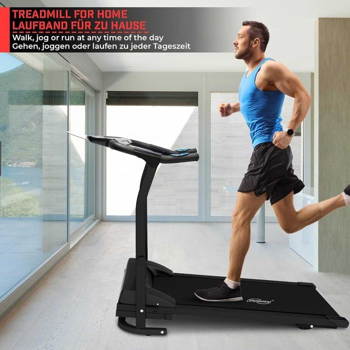 Banda de alergat, pliabilă, 5 programe și 3 nivele de înclinare