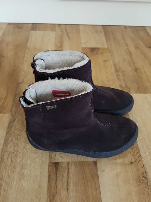 cizme ghetet botine cizmulite Clarks piele intoarsa si blana oaie