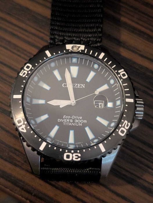 Citizen Royal Marines Commando 350 Titanium