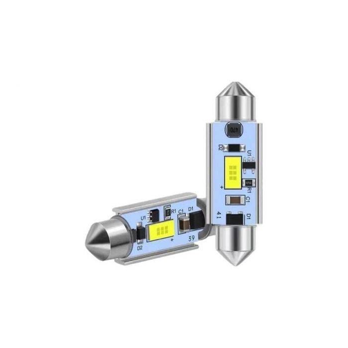 комплект диодни led крушки 2броя , за интериор,осветление номер ...