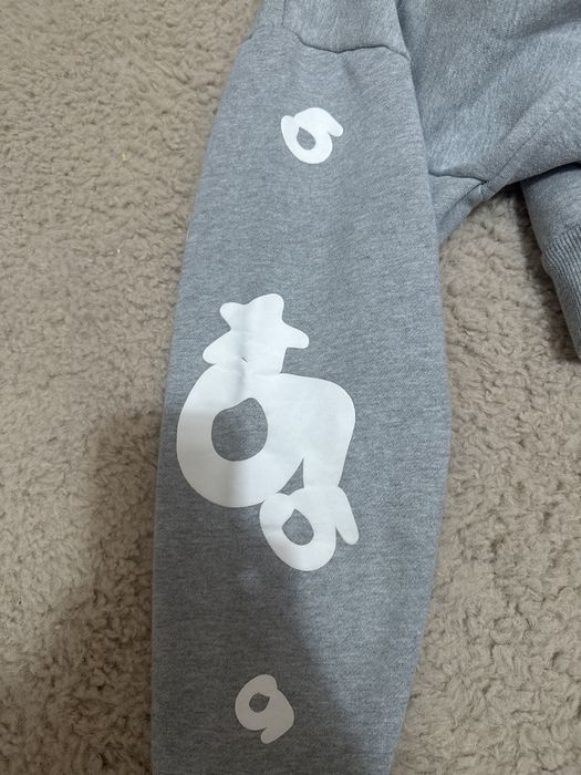 Sp5der hoodie gray