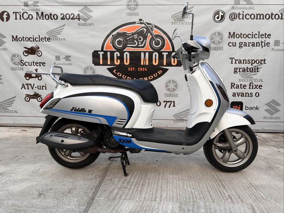 Oferta de iarna! Sym Fiddle 3, 125 cmc, 2018, categorie A1 sau B
