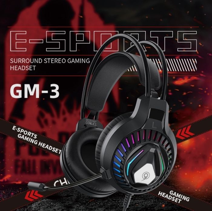 Игровые наушники киберспортивные