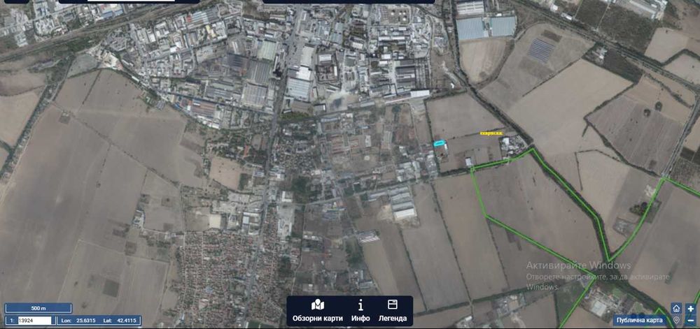 Продава се Парцел в Стара Загора, Индустриална зона - запад - 3000 кв.м за 0 €/кв.м - Снимка #2