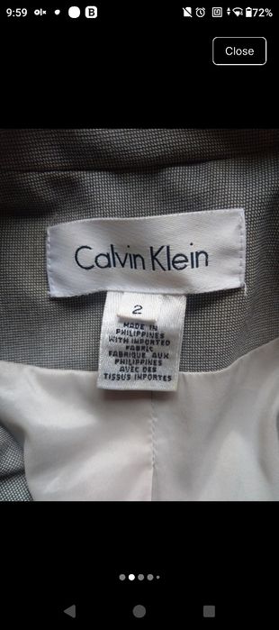 Nr XS-S,  sacou original Calvin Klein dama