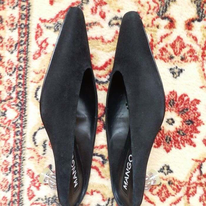 Papuci Mango negri 36