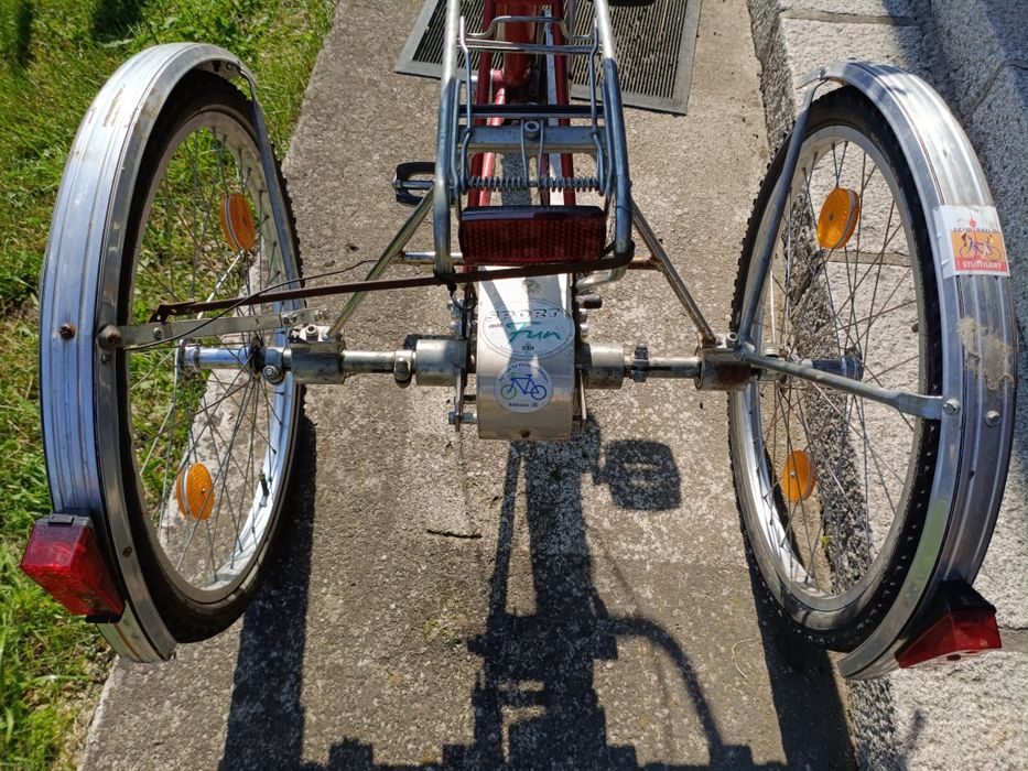 Bicicleta vârsnici cu 3 roti, Haverich Grrmany, 24", 3 viteze.