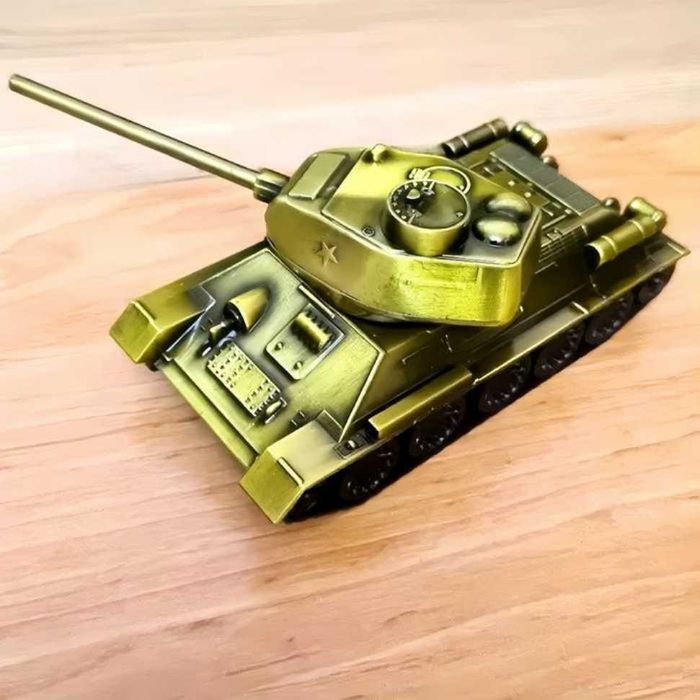 Macheta tanc metalica T34-85 scara 1:43 16 cm