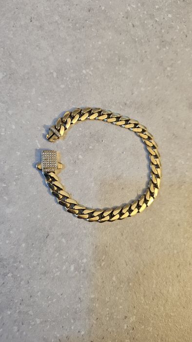 Brățară de aur 14k Cuban link