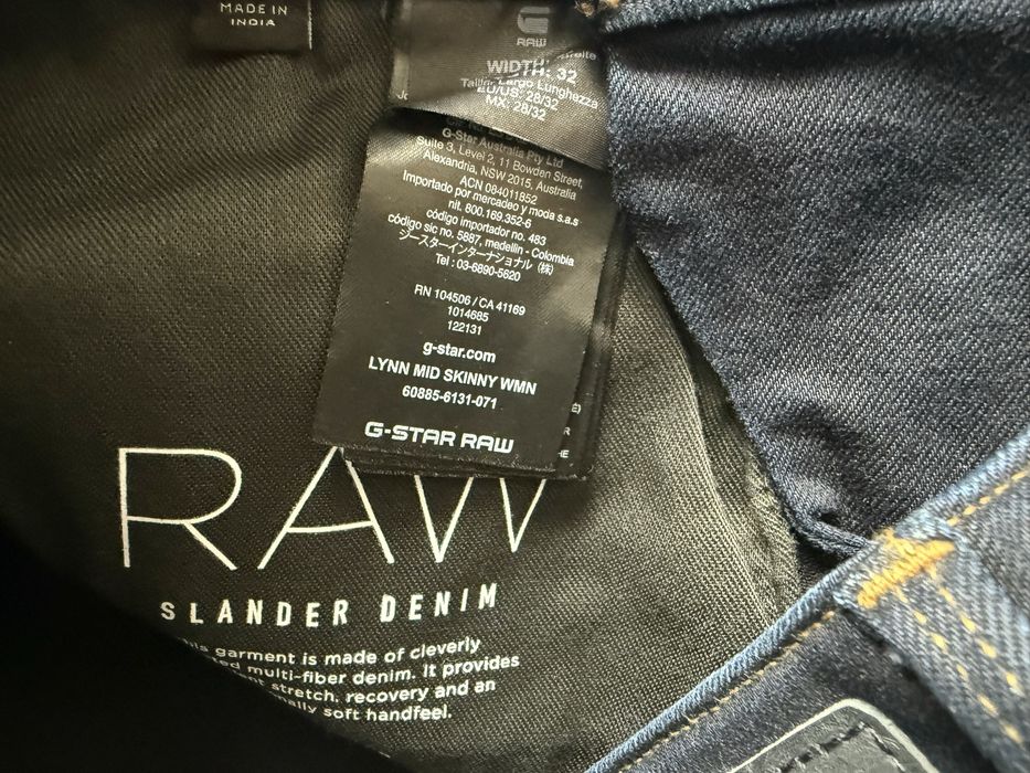 G-Star RAW Lynn Mid Waist Skinny Jeans ОРИГИНАЛНИ дамски дънки - 28