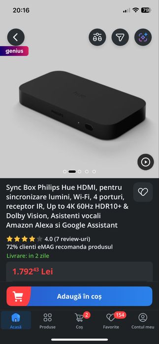 Philips Hue HDMI Sync Box