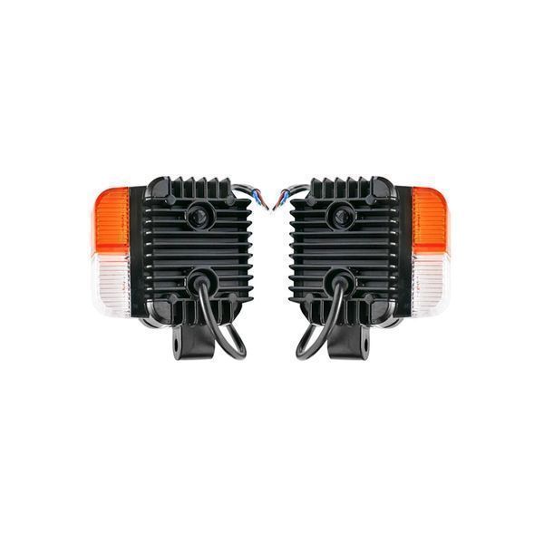 Комплект универсални фарове за трактори, ляв и десен, с led 10-80v, цв