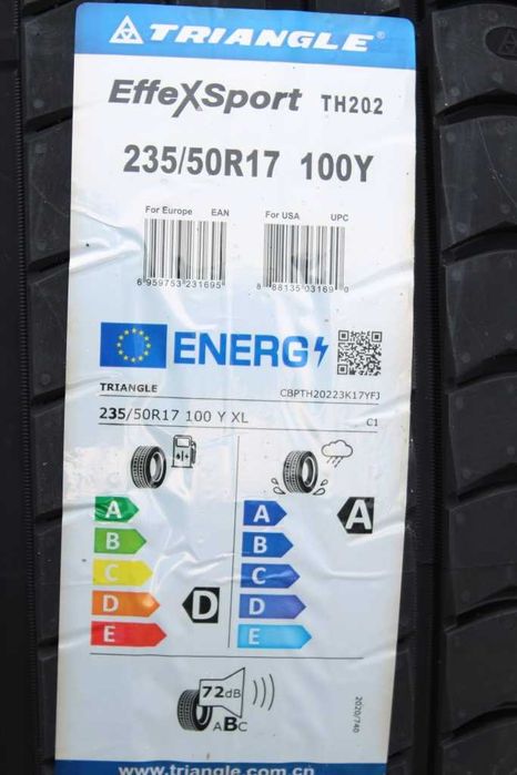Anvelope vara noi 235/50R17, 100Y, XL, Triangle, DOT 2025
