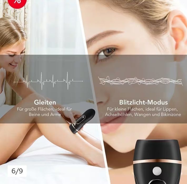 Dispozitiv de îndepărtare epilator a părului IPL