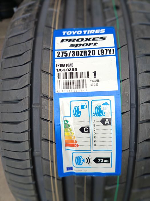 НОВИ ЛЕТНИ -20цола -275/30-1бр.-185лв."TOYO"-с монтаж и баланс