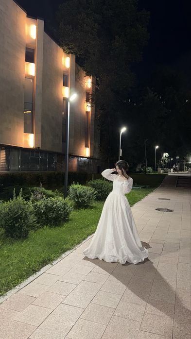 свадебное платье xs,s,m,l