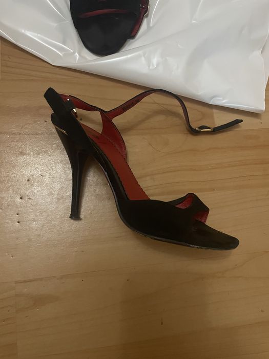 Босоножки натуральная замша