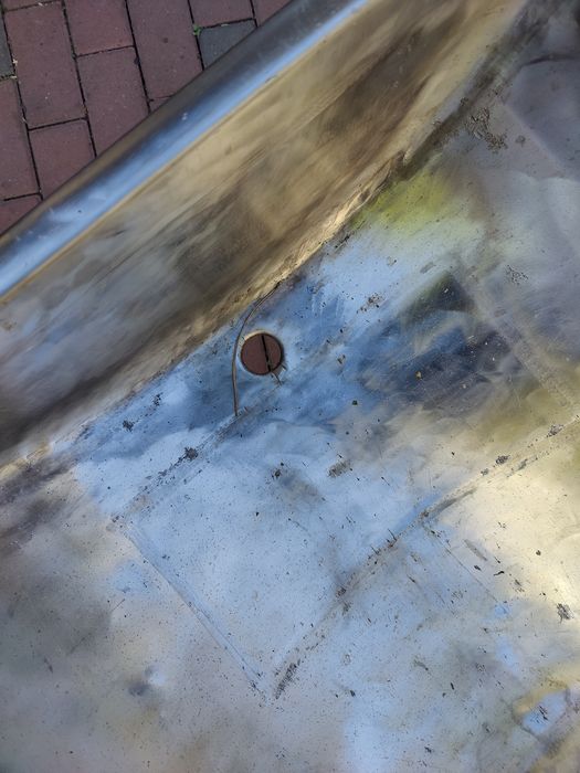 Cada inox pe roți