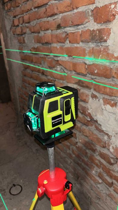 4D лазерен нивелир – 16 зелени лини