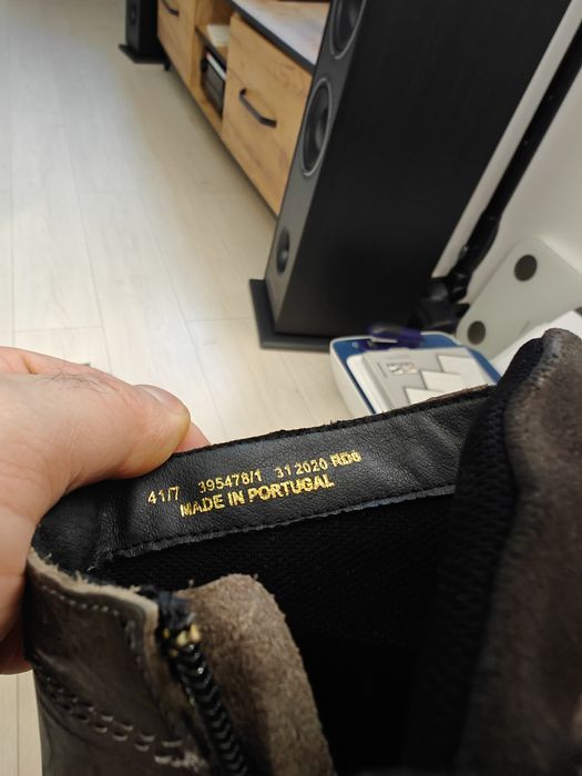 Ghete bărbați River Island, din piele naturala NOI in cutie