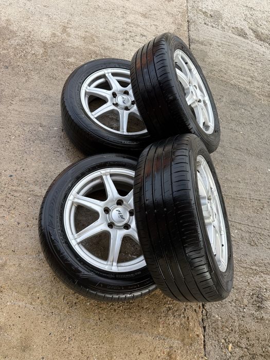 Jante 5x112 volkswagen cu anvelope 205/55/16 dot 2025 Falken in stare impecabila