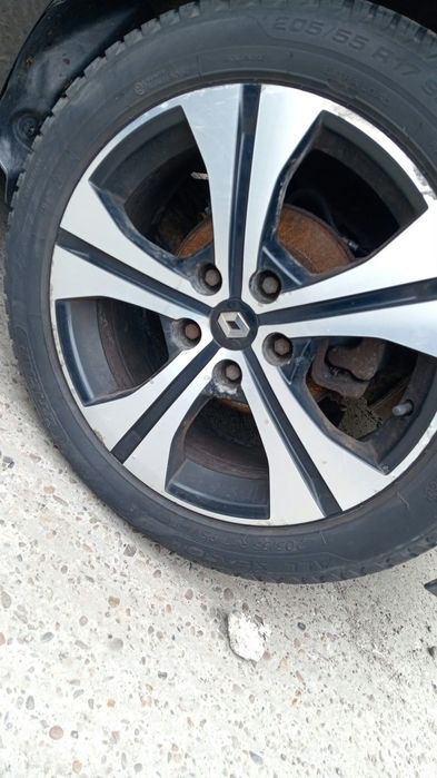 Vând set 4 roți complete Renault Scenic – jante aliaj R17, anvelope all-season