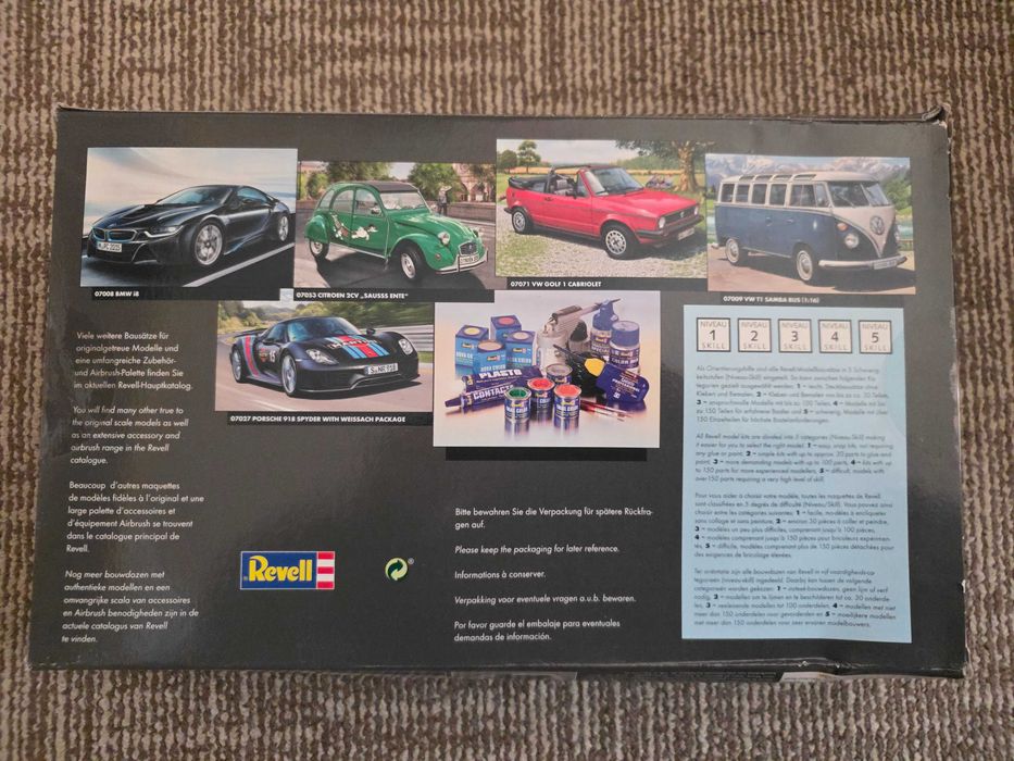 Macheta Volkswagen VW T3 Westfalia Joker Camper Poptop Revell
