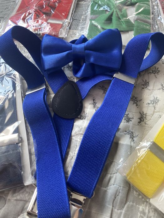 Комплекти детски тиранти с папийонка