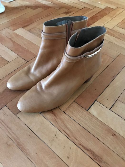 Дамски боти Ecco, размер 40, телесен цвят, тесни