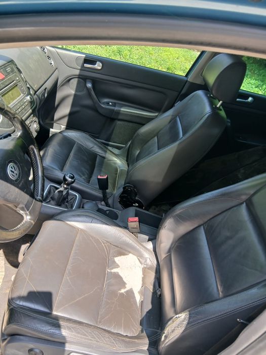 Interior piele negru cu încălzire Golf 5 plus/hatchback/Jetta/Touran (