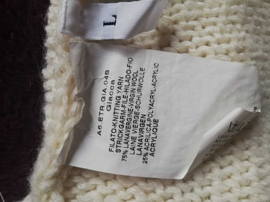 Cardigan din lana cu glugă , marime L,