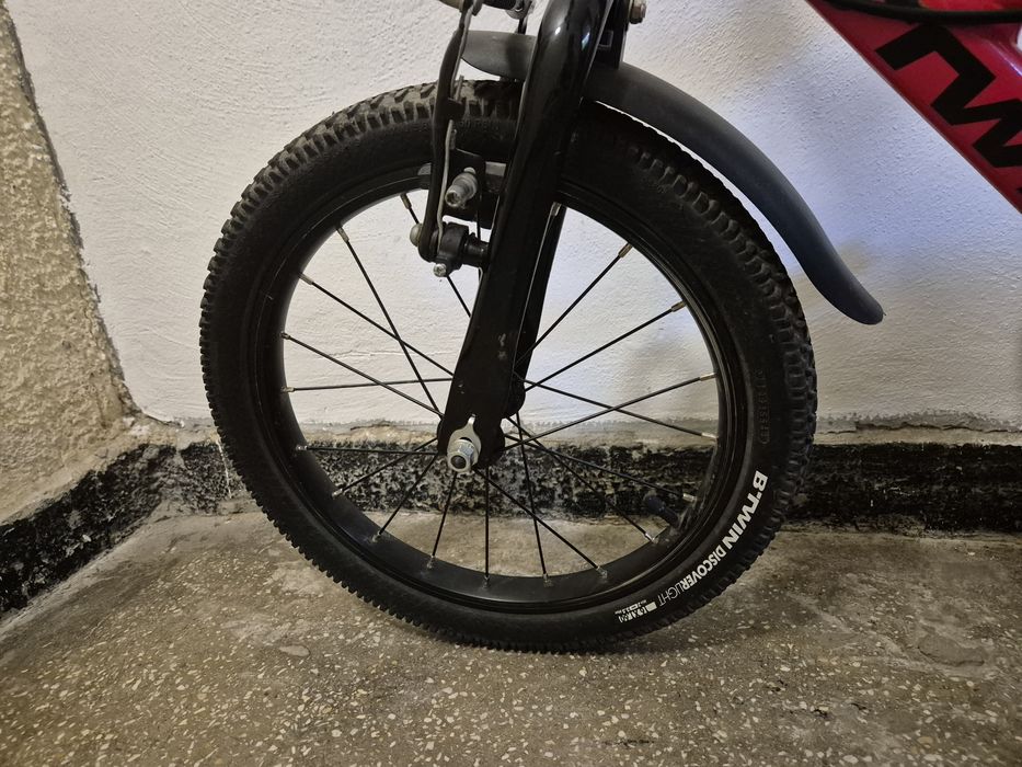 Bicicleta copii 4-7 ani BTWIN Racing 900 16"  Cadru Aluminiu