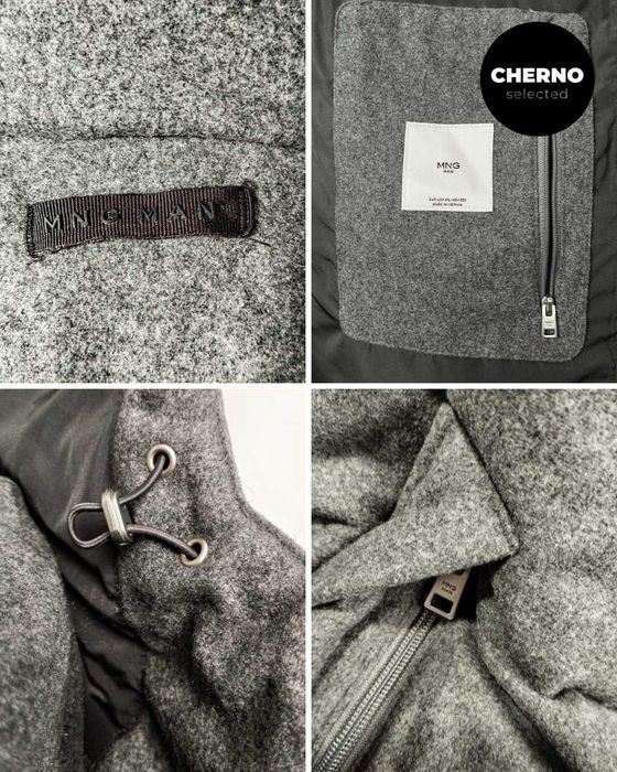 Мъжки пухен елек с качулка MANGO Hooded Puffer Vest – XXL