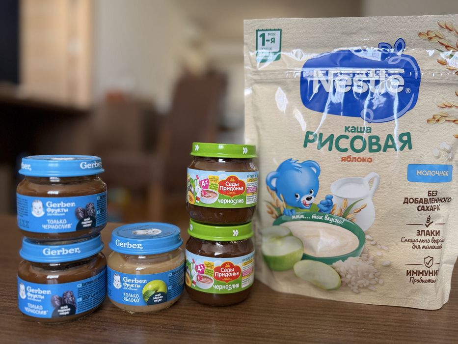 Детское питание: баночное пюре