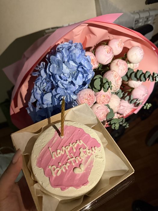 Букет свежых пион