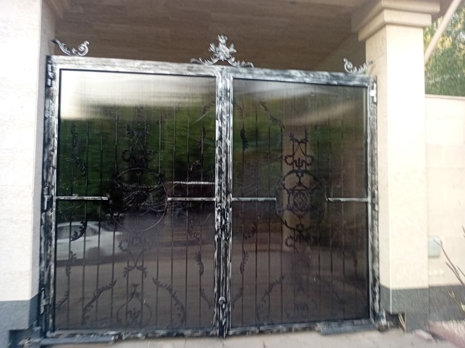 Покраска Алматы Крыши заборы фарасы навес ворота