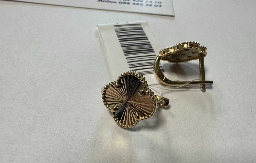 Златни обеци 4.24гр.НОВО!!!