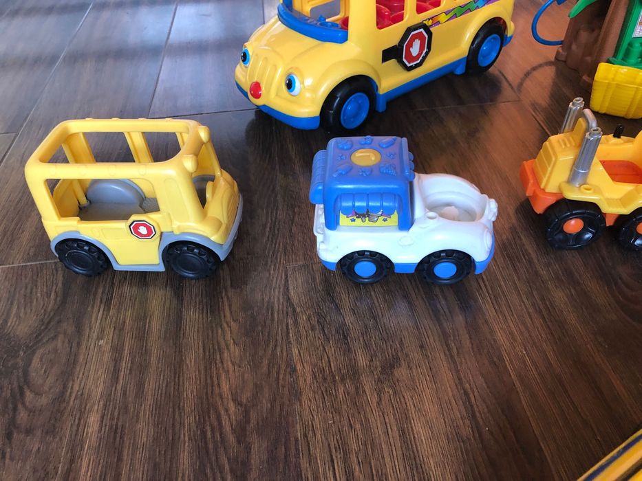 Fisher Price Little People, Фишър Прайз музикален кран.автобус