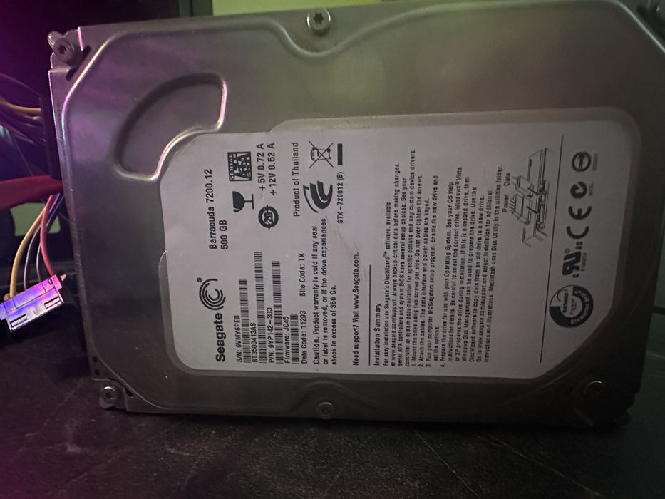 Жесткий диск 500 GB