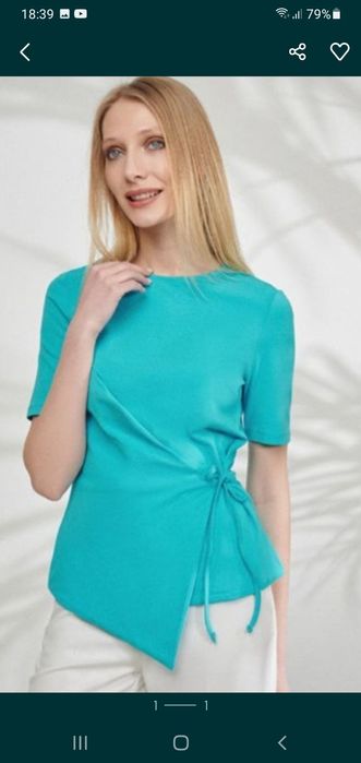 Трикотажная футболка кофта