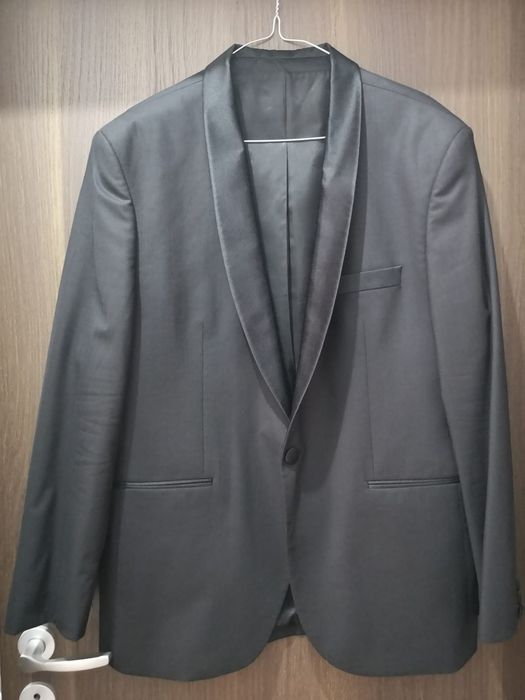 Sacou Gherasos negru (nunta, ginere)