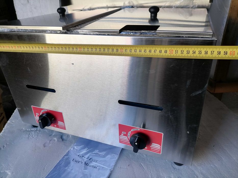 Газов Фритюрник 6л. 6+6л. дюнер скара котлон 8л.,8+8л