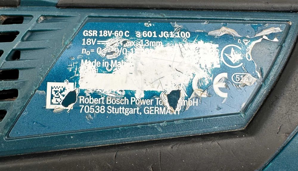 Bosch GSR 18V-60 C - Безчетков винтоверт 18V 2.0Ah